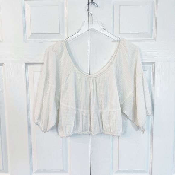 Apiece Apart Gauzy Crop Top - Picture 1 of 7